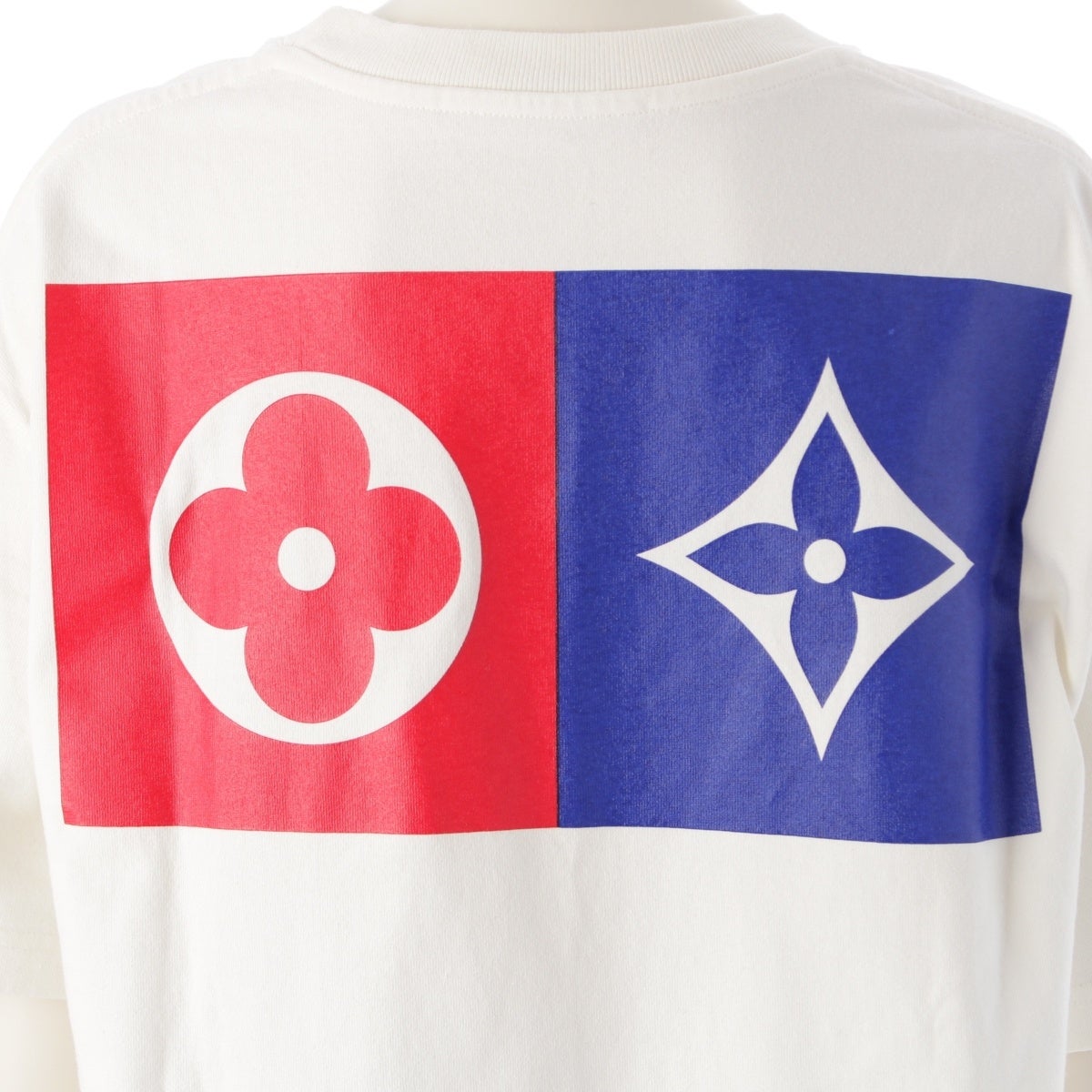 ルイヴィトン 19AW バックフラワー プリント 半袖Tシャツ カットソー