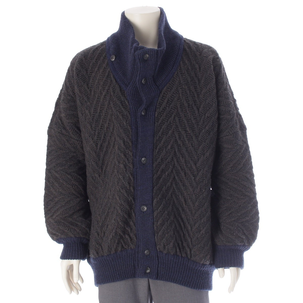 ISSEY MIYAKE イッセイミヤケ リネン ニット カーディガン ベスト ISSEY MIYAKE イッセイミヤケ リネン ニット カーディガン ベスト