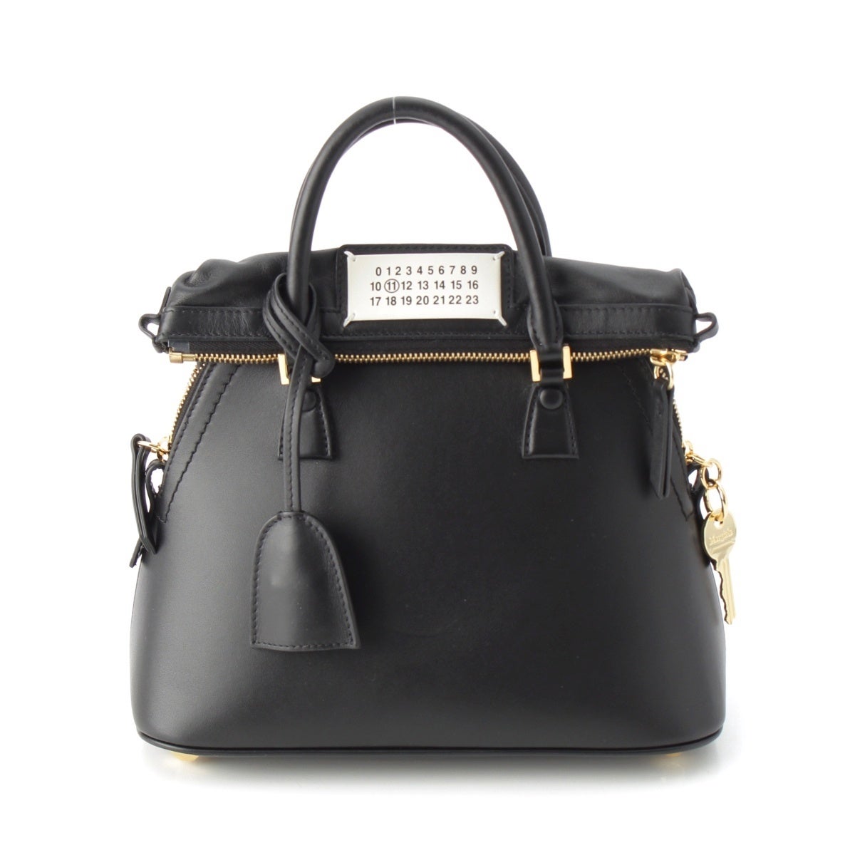 美品 メゾンマルジェラ 5ac ミニ 2way バッグ ブラック ゴールド金具 Maison Margiela（旧Maison Martin Margiela） - 美品 メゾン