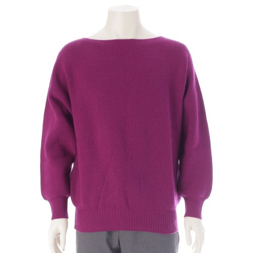 コムデギャルソンオムプリュス AD1990 90AW ウール 大人の不良 2WAY セーター ボートネック ハイネック 2点セット トップス PN-050090 パープル F