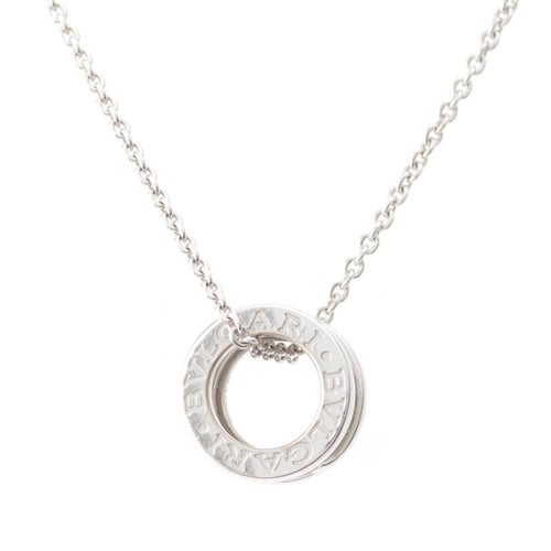 ブルガリ ビーゼロワン チェーン ネックレス ジュエリー Au750 ホワイトゴールド 12.3g