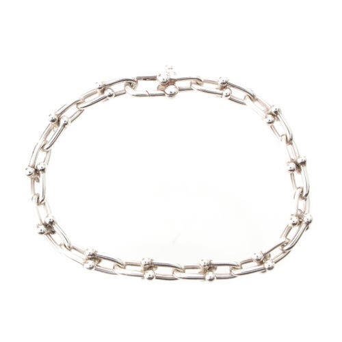 ティファニー ハードウェア スモール リンク ブレスレット アクセサリー Ag925 シルバー 17.9g