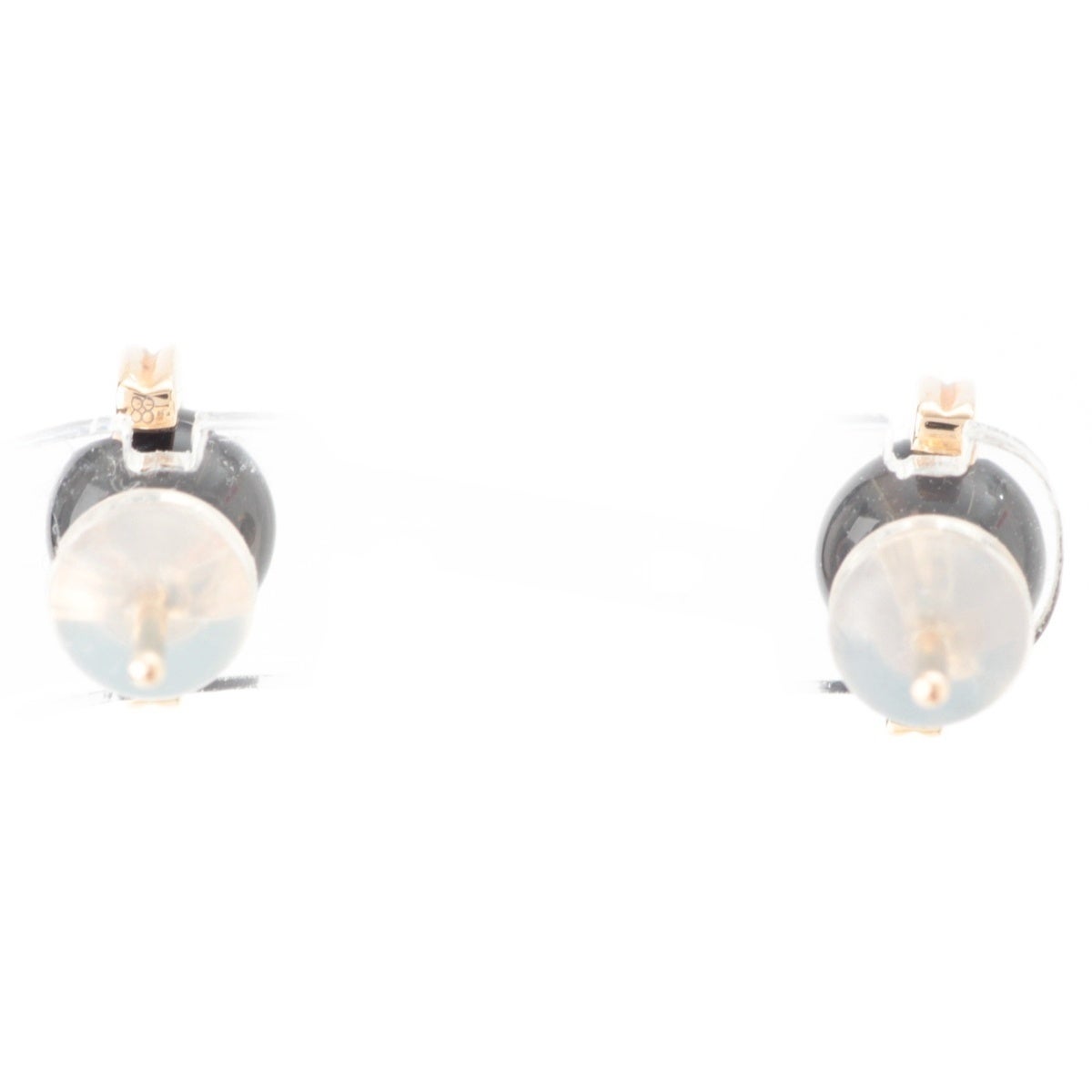 ヒロタカ Hirotaka Mini Beluga オニキス ピアス 両耳用 ジュエリー