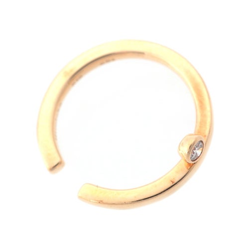 ヒロタカ Hirotaka BELUGA ダイヤモンド イヤーカフ アクセサリー 片耳用 ジュエリー K10 0.04ct ゴールド 1.5g