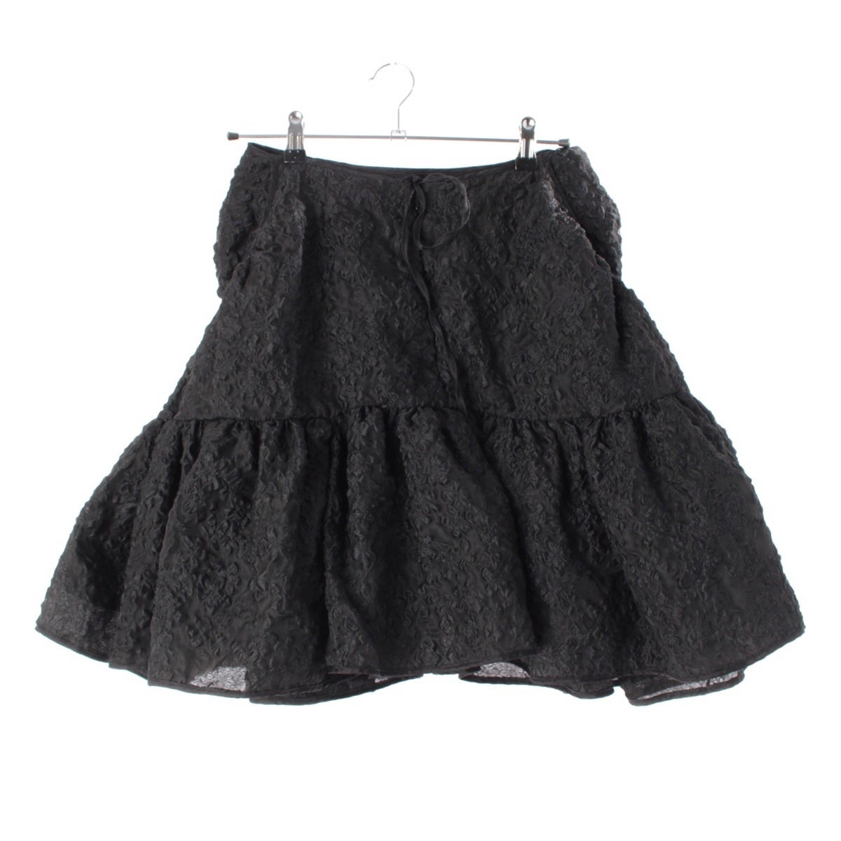 セシリーバンセン 22AW FANCHETTE TOP パフスリーブ ジャガード 花柄 総柄 トップス 01.22-RTW0275 ホワイト UK8【中古】 CECILIE BAHNSEN（シャツ/ブラウス(半袖/袖なし)）のフリマアイテム一覧