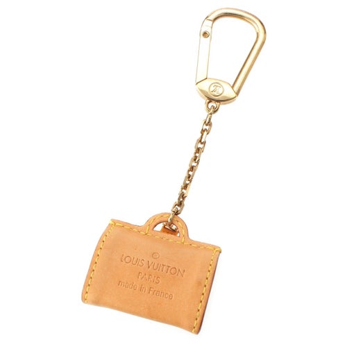 ルイヴィトン 2005 ポルトクレスピーディー バッグ型 キーチャーム キーホルダー M99206 ベージュ