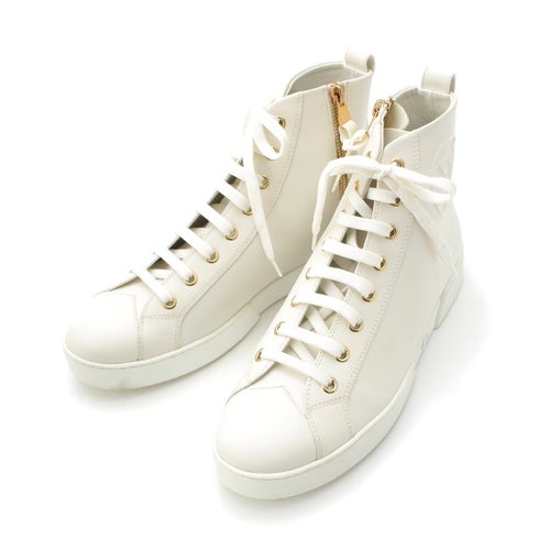 ルイヴィトン ステラーライン レザー ハイカット スニーカー シューズ ホワイト 37