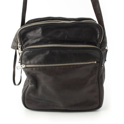 マルタンマルジェラ 2000AW アーティザナル レザー カメラ ショルダーバッグ ブラック