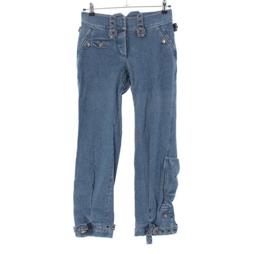 ディオール 03年 コットン ギミック デザイン デニムパンツ 3A12044001 インディゴ 38