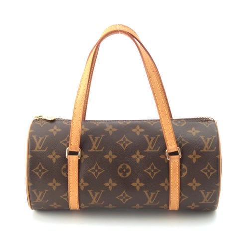 ルイヴィトン パピヨン26 モノグラム 筒型 ハンドバッグ ボストンバッグ M51386 ブラウン