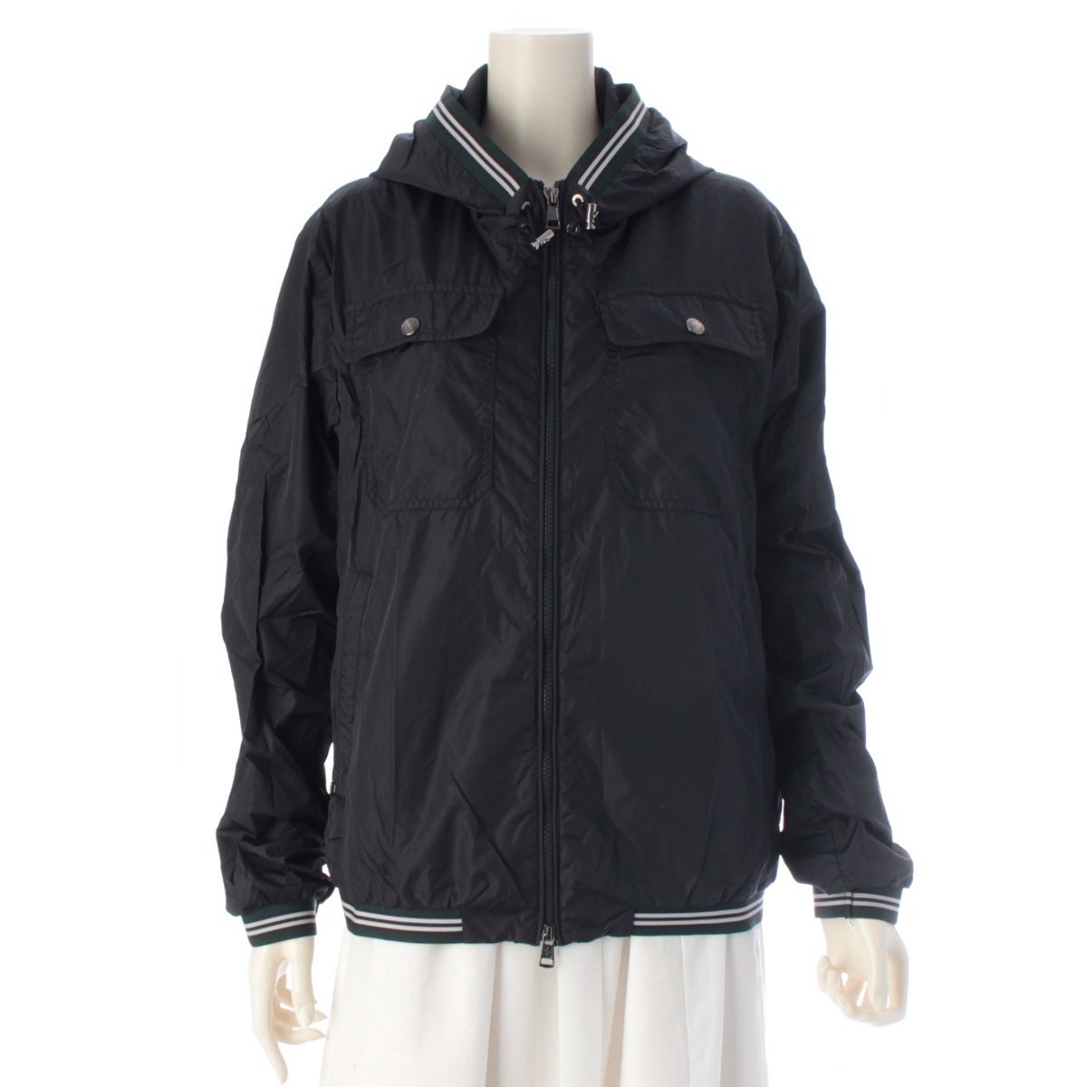 モンクレール 17年 JEANCLAUEE ナイロン ジップアップ ジャケット