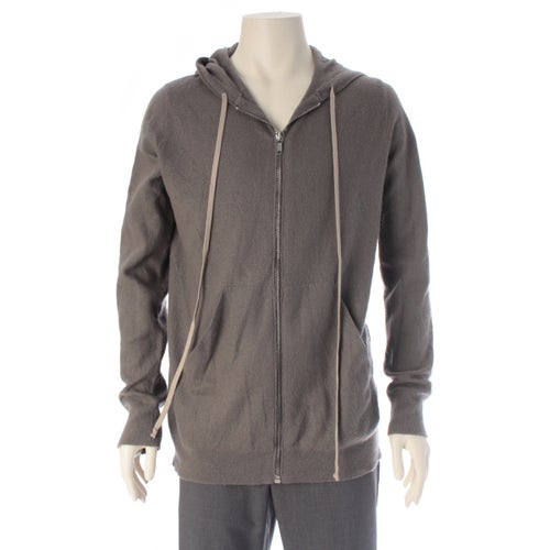 リックオウエンス 17AW カシミヤ ニット ジップアップ パーカー トップス RU17F8614 グレー XS