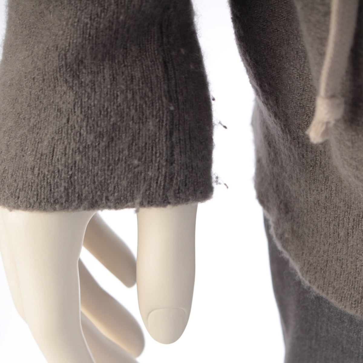 リックオウエンス 17AW カシミヤ ニット ジップアップ パーカー