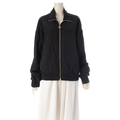 ヴェルサーチェ バロック ライト ジャケット メドゥーサ ブルゾン 1021548 ブラック×ゴールド S 46