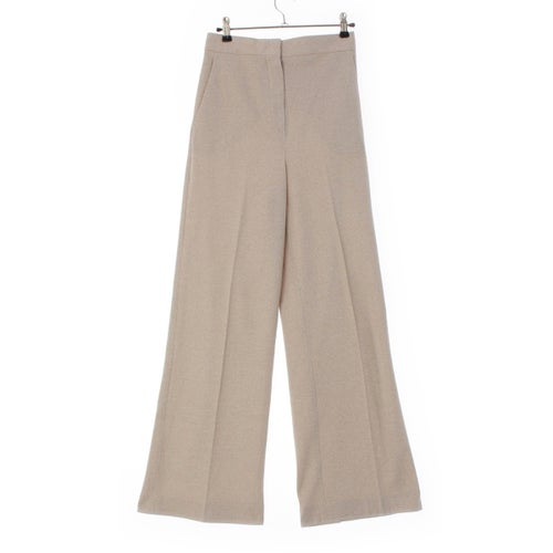 マックスマーラ 24SS GIALLO コットン ジャージ ストレート スラックス パンツ ボトムス 2411781022 ベージュ 38