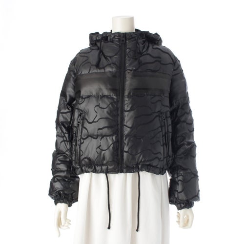 ディオール 21AW クロップド 中綿 フード パファー ジャケット 147C21A2968 ブラック XS