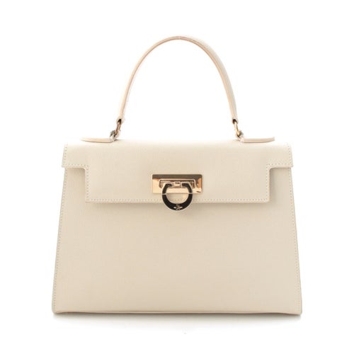 カルボッティ エレナ 2way ハンドバッグ アイボリー