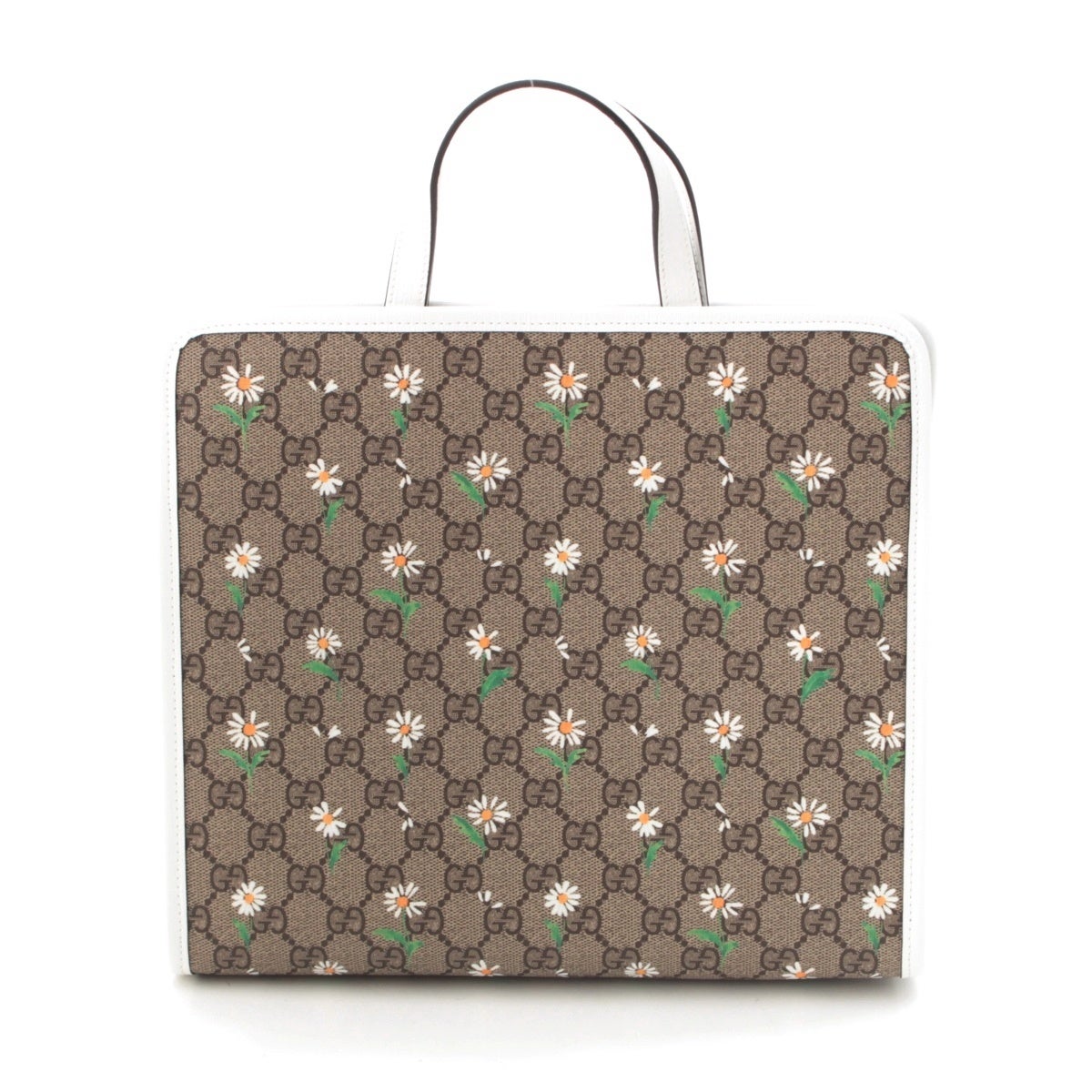 GUCCI チルドレンズ PVC×レザー トートバッグ
