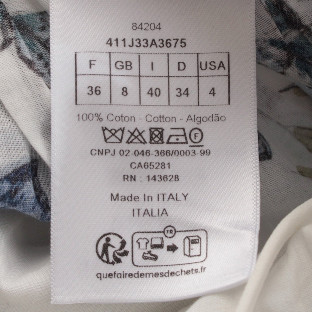 ディオール 24SS コットン TOILE DE JOUY MEXICO トワル ドゥ ジュイ