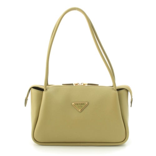 プラダ ダーリン レザー ショルダーバッグ 1BA444 ピスタチオ ライトグリーン ミディアム