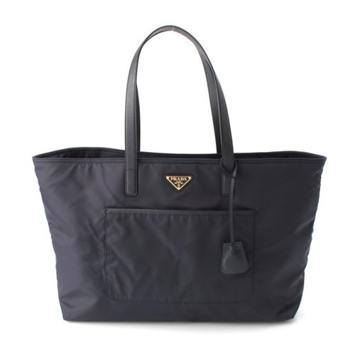 プラダ Re-Edition Re-Nylon サフィアーノ ラージ トートバッグ 1BG527 ネイビー TU
