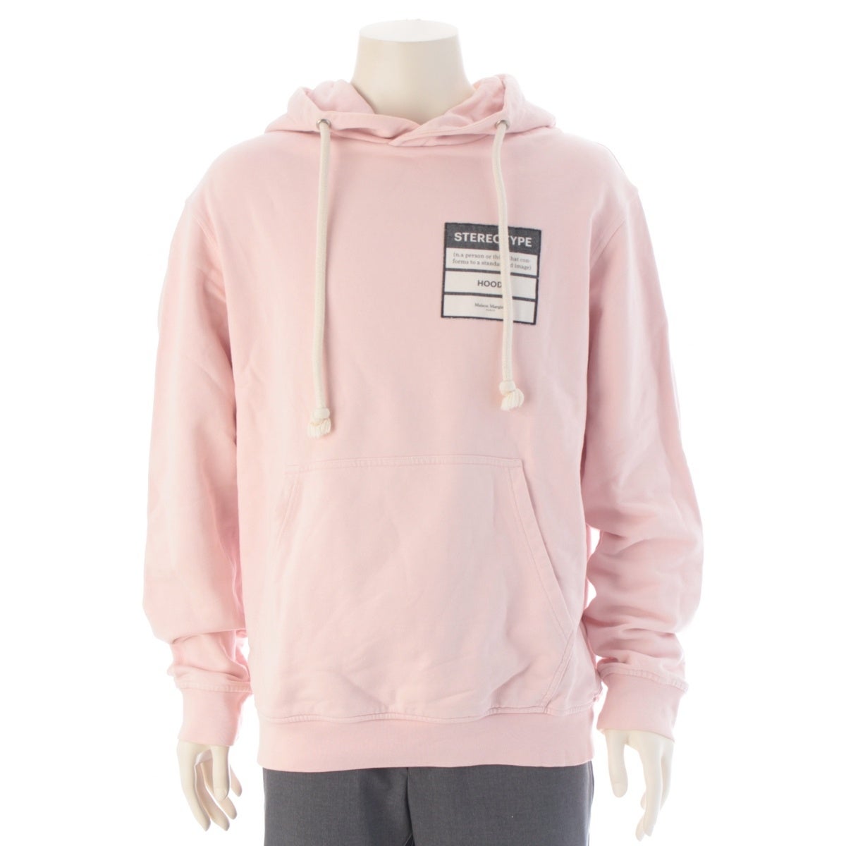 Maison margiela メゾンマルジェラ S50GU0132 19SS ピンク ステレオタイプ パーカー 46 メゾンマルジェラ 19SS ステレオタイプ パーカー トップス S50GU0132