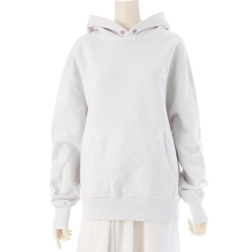 アミパリス コットン ロゴ スウェット パーカー A21HJ058 ホワイト L