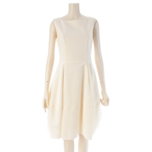 フォクシー ニューヨーク BARON バロン ノースリーブ ワンピース ドレス 36344 ホワイト 38