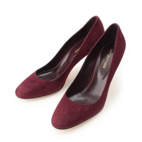 セルジオロッシ スウェード パンプス ボルドー 39