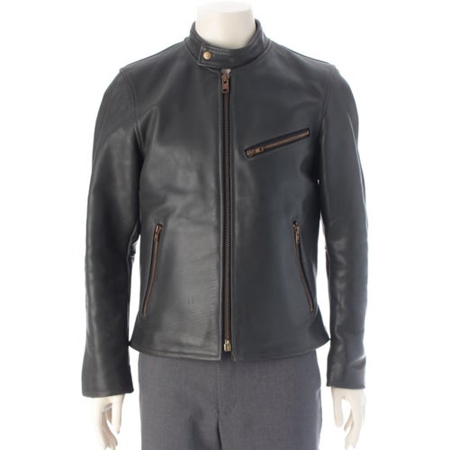 コムデギャルソンオムオム COMME des GARCONS HOMME HOMME AD2000 レザー シングルライダース ジャケット ブルゾン IJ-04071M グレー M