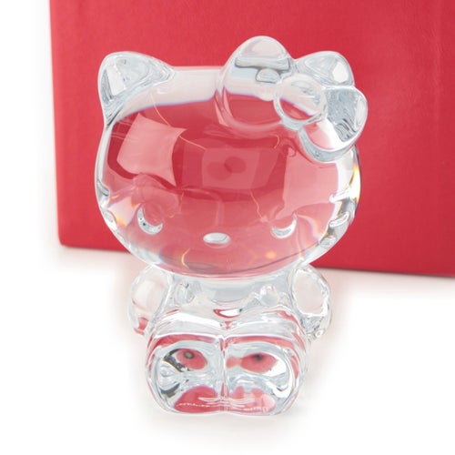 バカラ Hello Kitty ハローキティ クリスタル フィギュア クリア