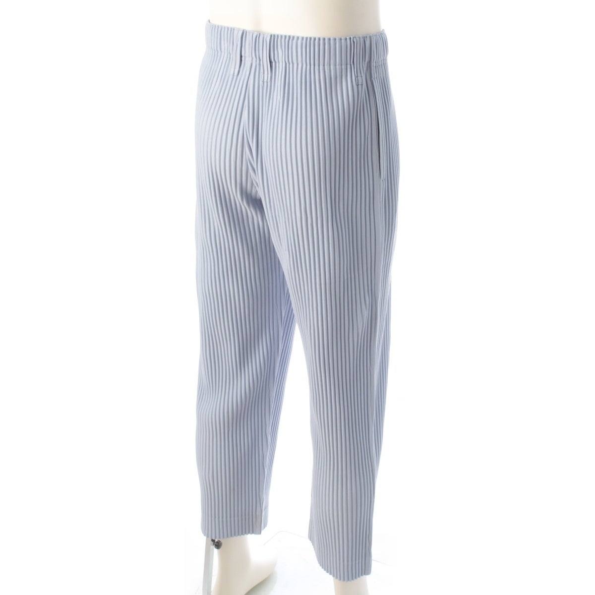 オム プリッセ イッセイミヤケ 2015年 春夏 プリーツ クロップド パンツ オムプリッセ イッセイミヤケ BASICS ポリエステル プリーツ パンツ