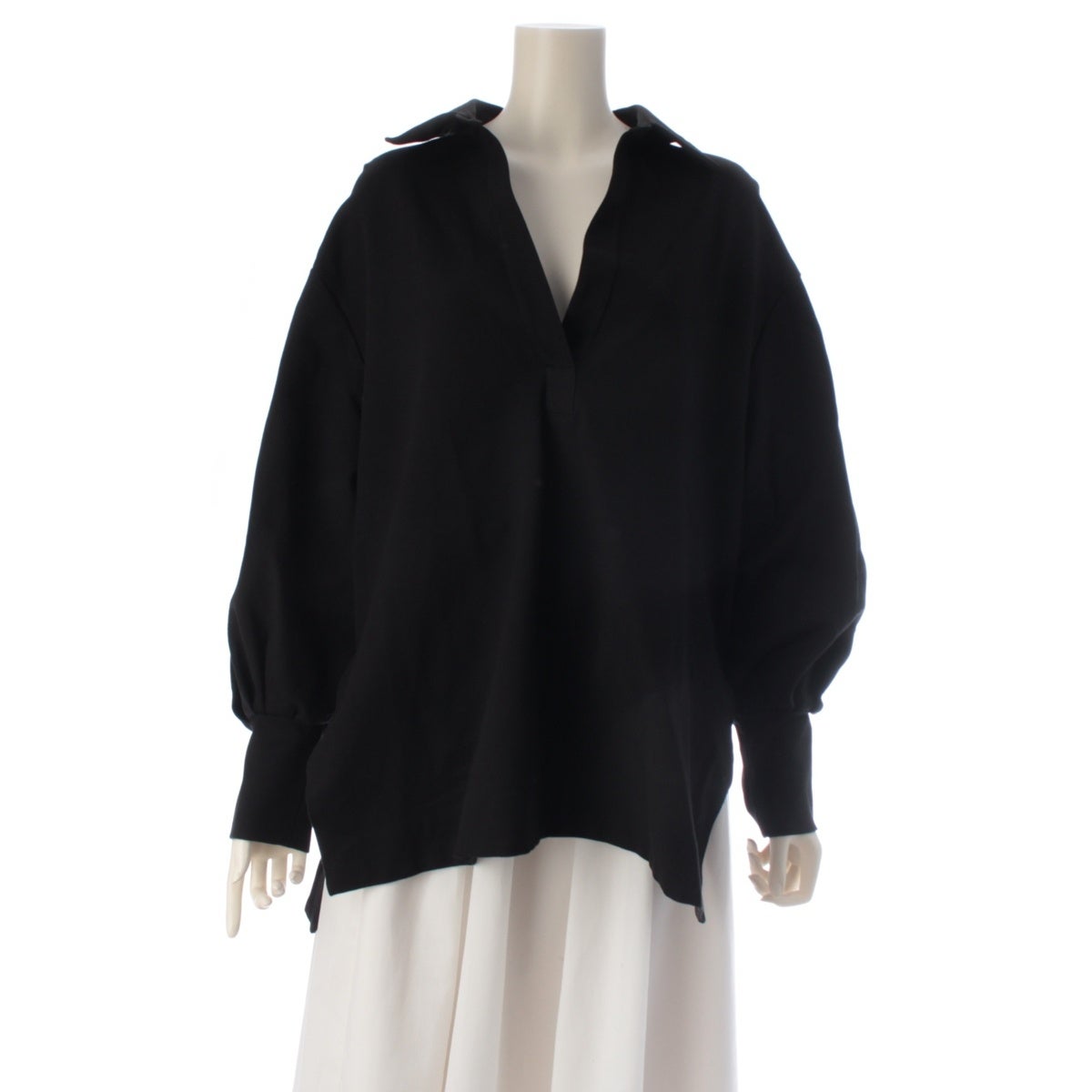 美品⭐️ADORE アドーア　深Vネックカフタンプルオーバー　黒 UNiPH＞ペーパーストレッチナイロン | ADORE（アドーア） ｜【公式
