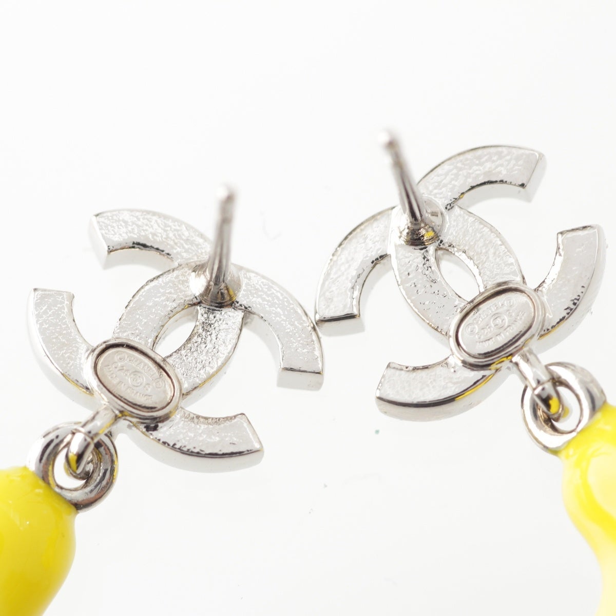 シャネル 26S ひよこ ココマーク ピアス アクセサリー イエロー | 中古