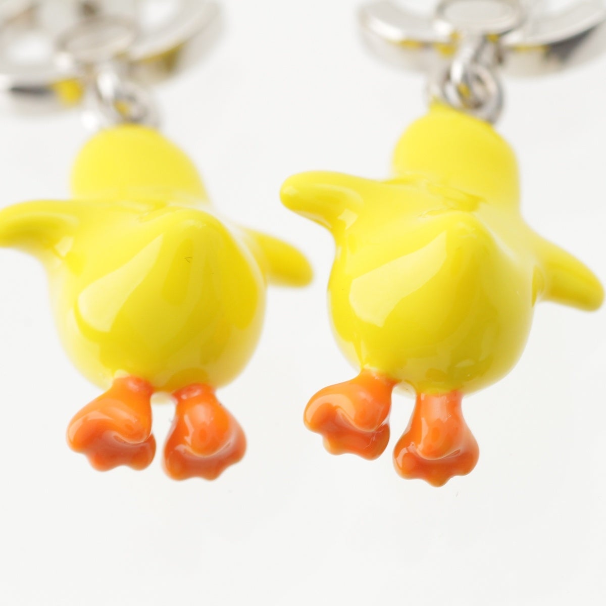 シャネル 26S ひよこ ココマーク ピアス アクセサリー イエロー | 中古