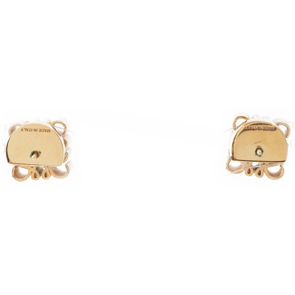 ロエベ アナグラム キューブ スタッド ピアス 両耳用 アクセサリー