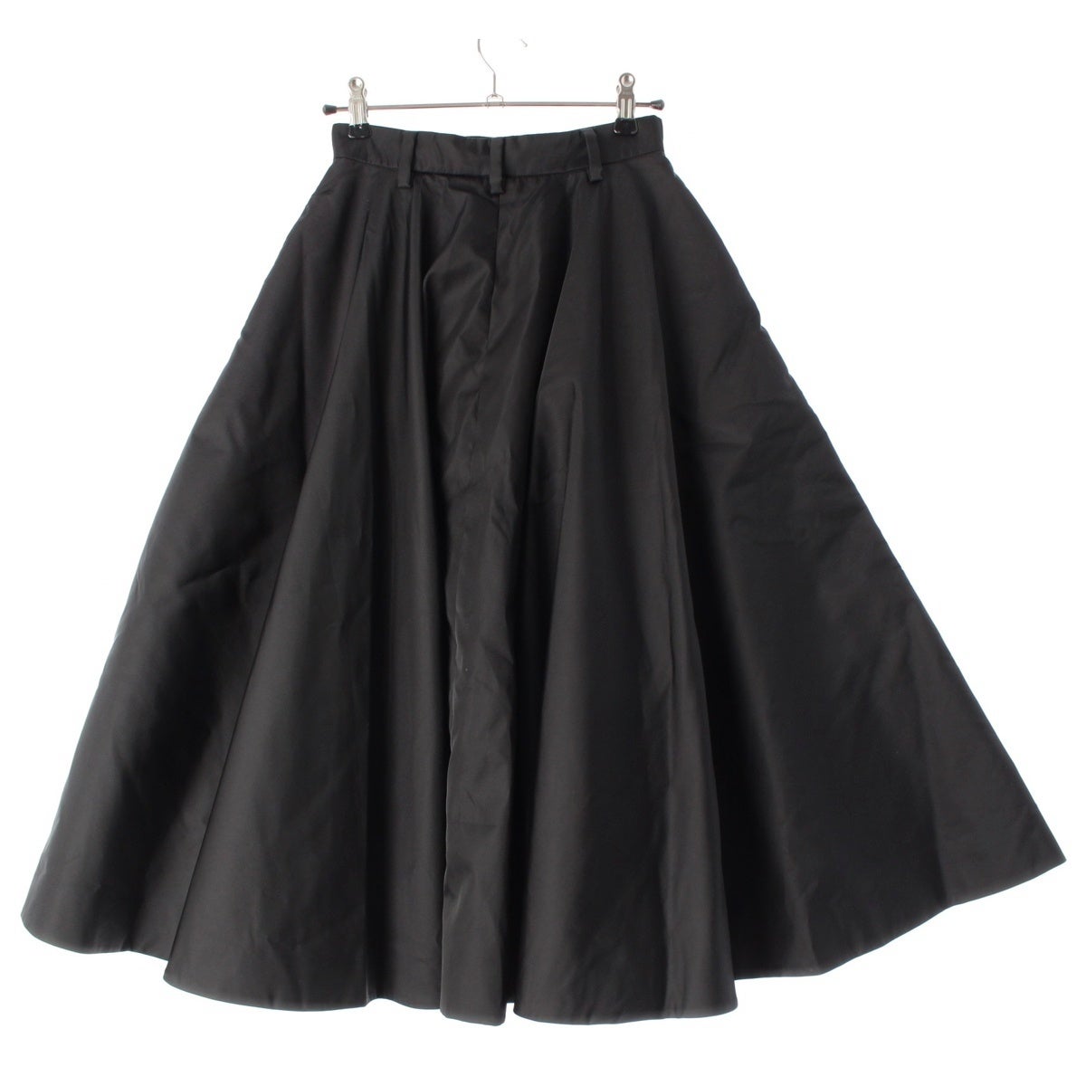 プラダ 23年 Re Nylon トライアングルロゴ フレア ロング スカート