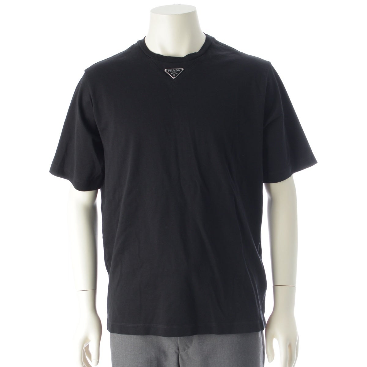 プラダ トライアングルロゴ オーバーサイズ 半袖Tシャツ トップス