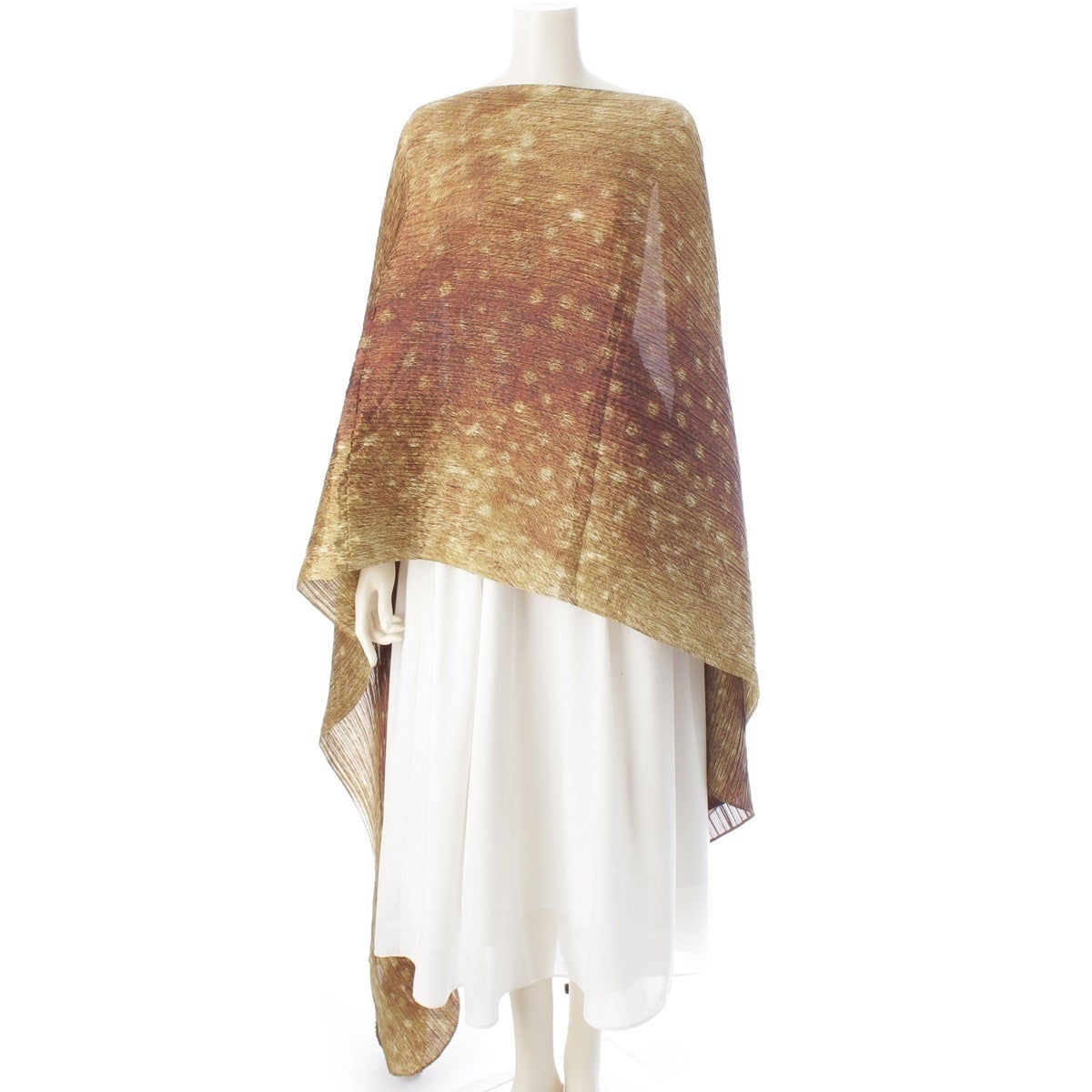 プリーツプリーズ イッセイミヤケ 03AW Deer Skin Design 鹿柄 変形