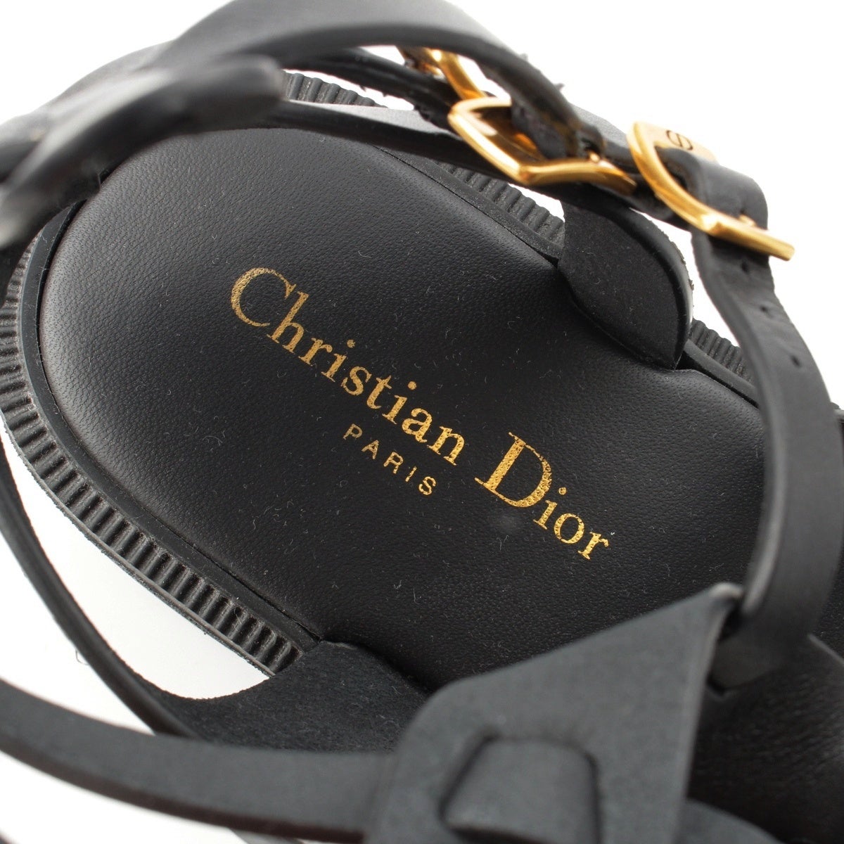 クリスチャンディオール DIOR BAY プラットフォーム グルカ サンダル