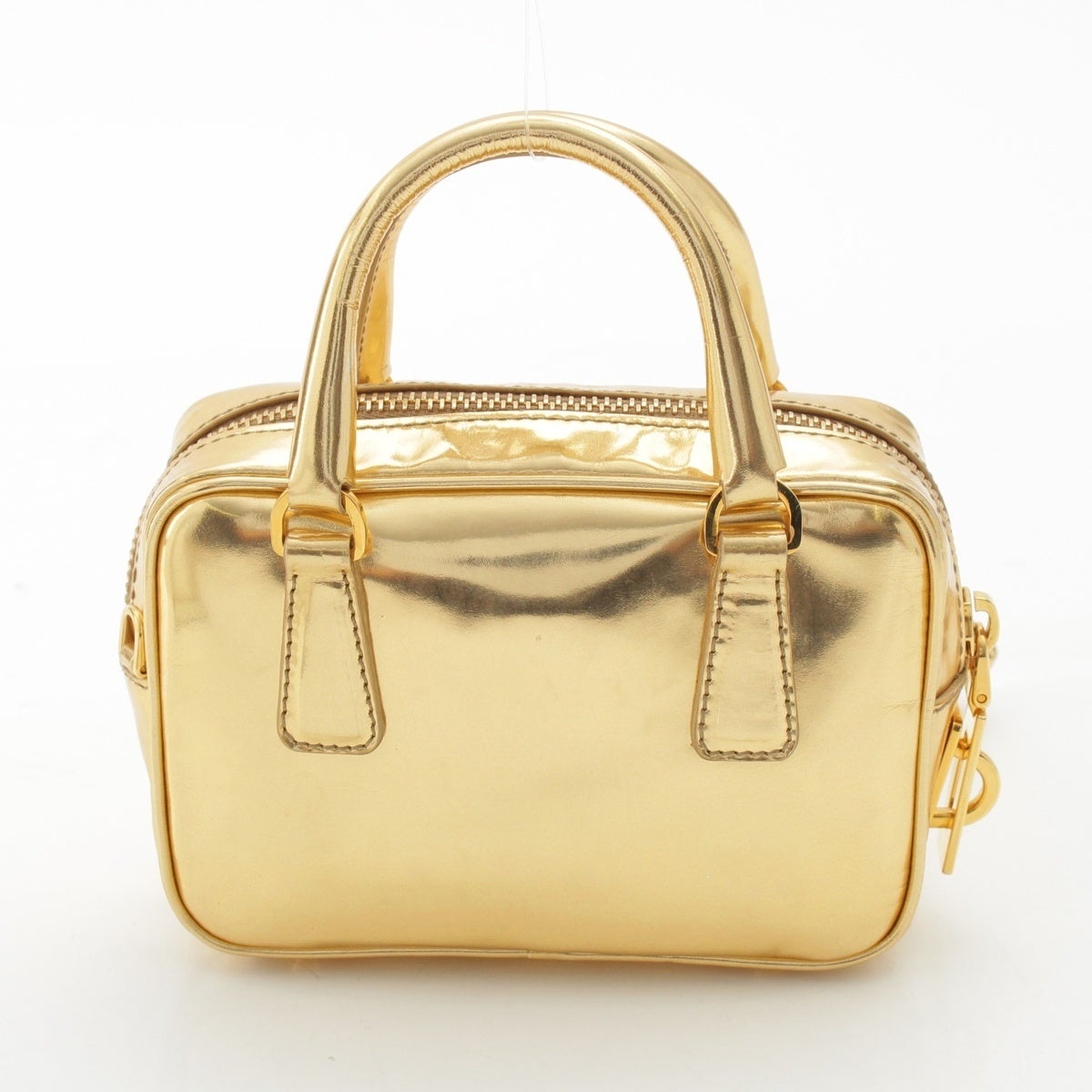 プラダ レザー トライアングルロゴ ミニ 2way チェーン ショルダー