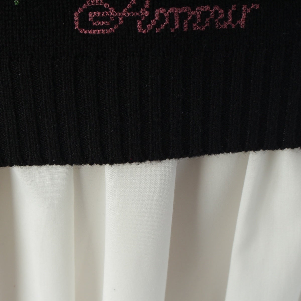 クリスチャンディオール 25SS カシミヤ 刺繍 クロスステッチ ニット