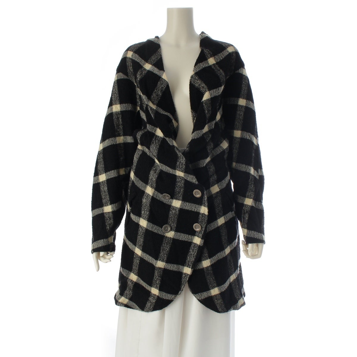 ISSEY MIYAKE 1989年 チェック柄コート Mサイズ イッセイミヤケ（ISSEY MIYAKE） | ブランド中古通販 retro.jp