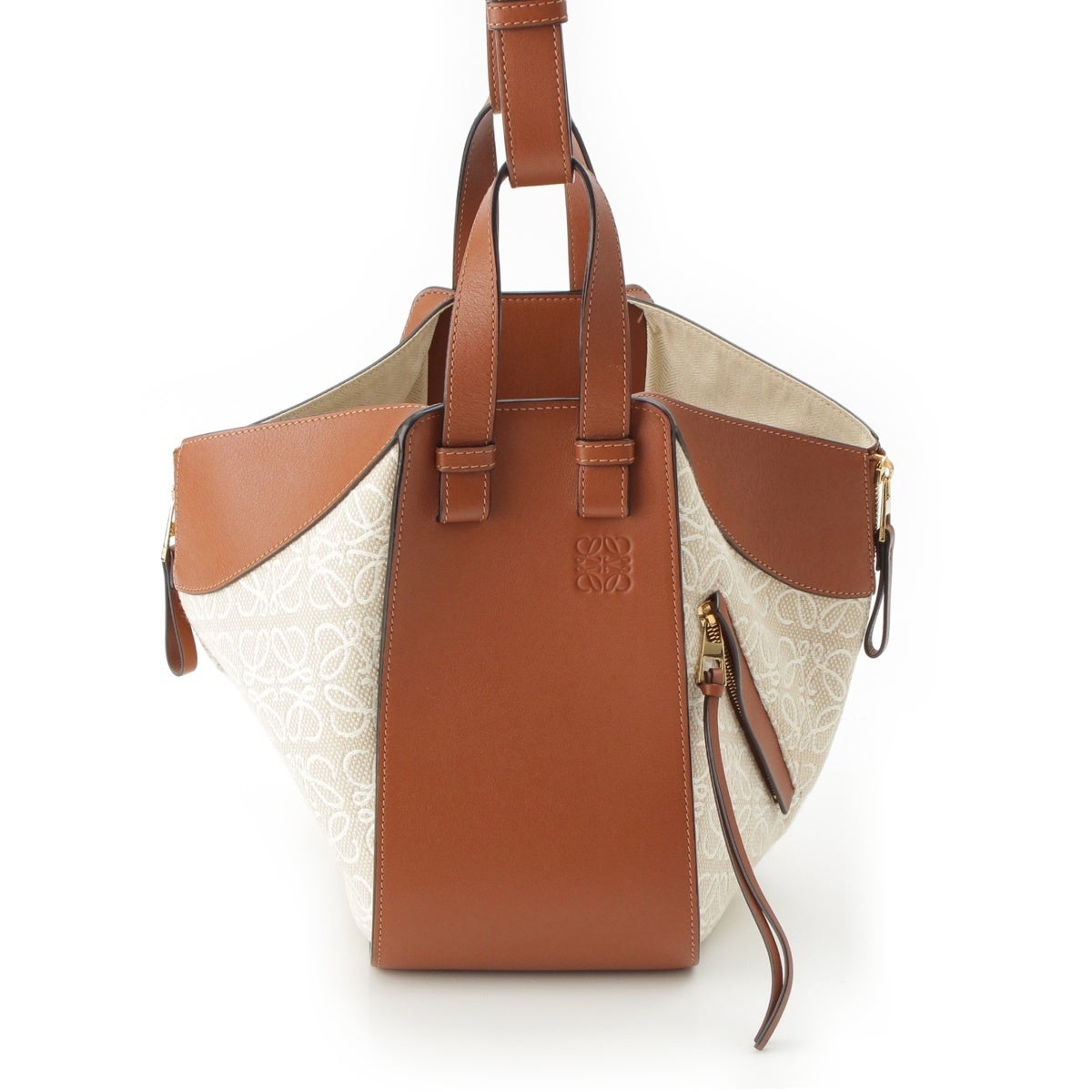 ロエベ ハンモック キャンバス アナグラム 2WAY ショルダー
