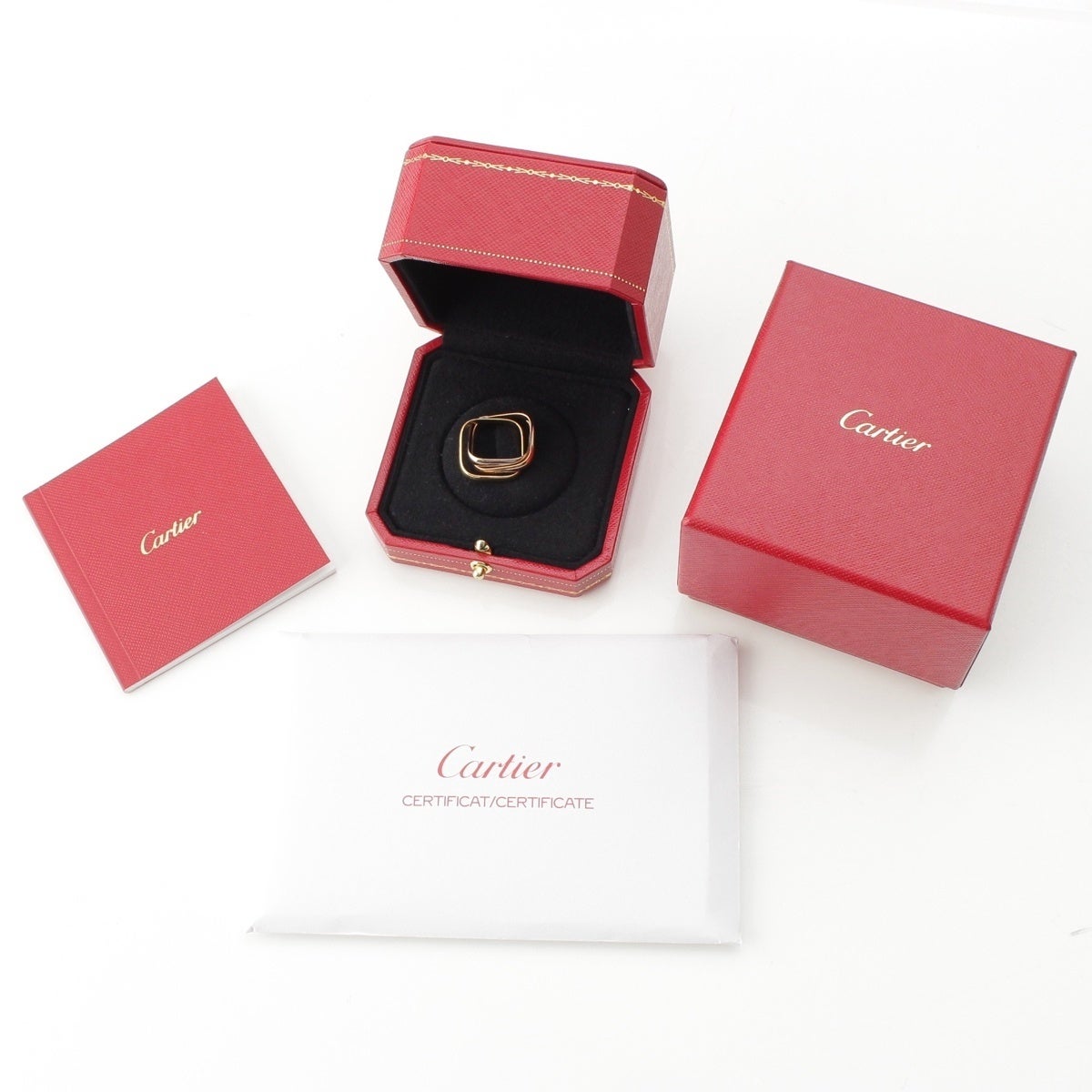 カルティエ 2025 Trinity cushion shaped トリニティ クッション