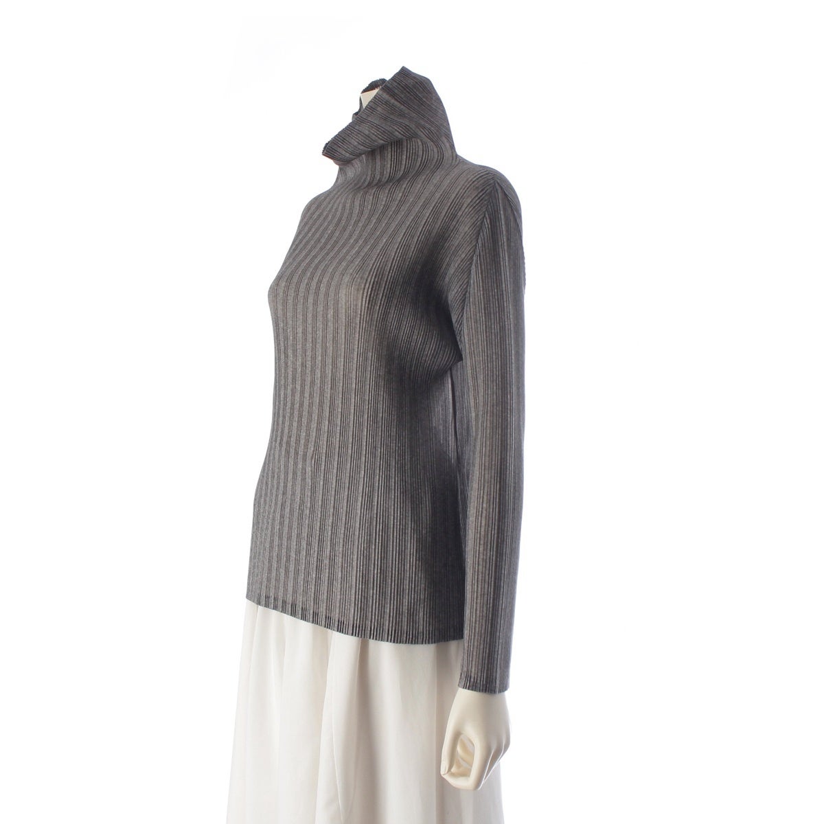 イッセイミヤケ プリーツプリーズ PLEATS PLEASE ポリエステル RIB