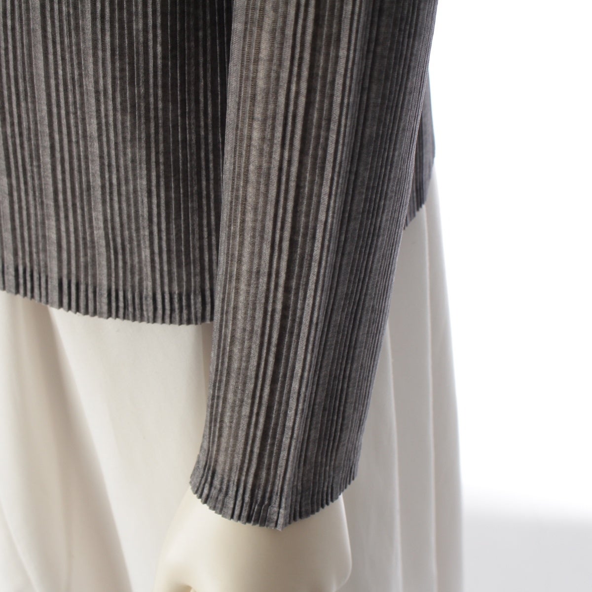 イッセイミヤケ プリーツプリーズ PLEATS PLEASE ポリエステル RIB