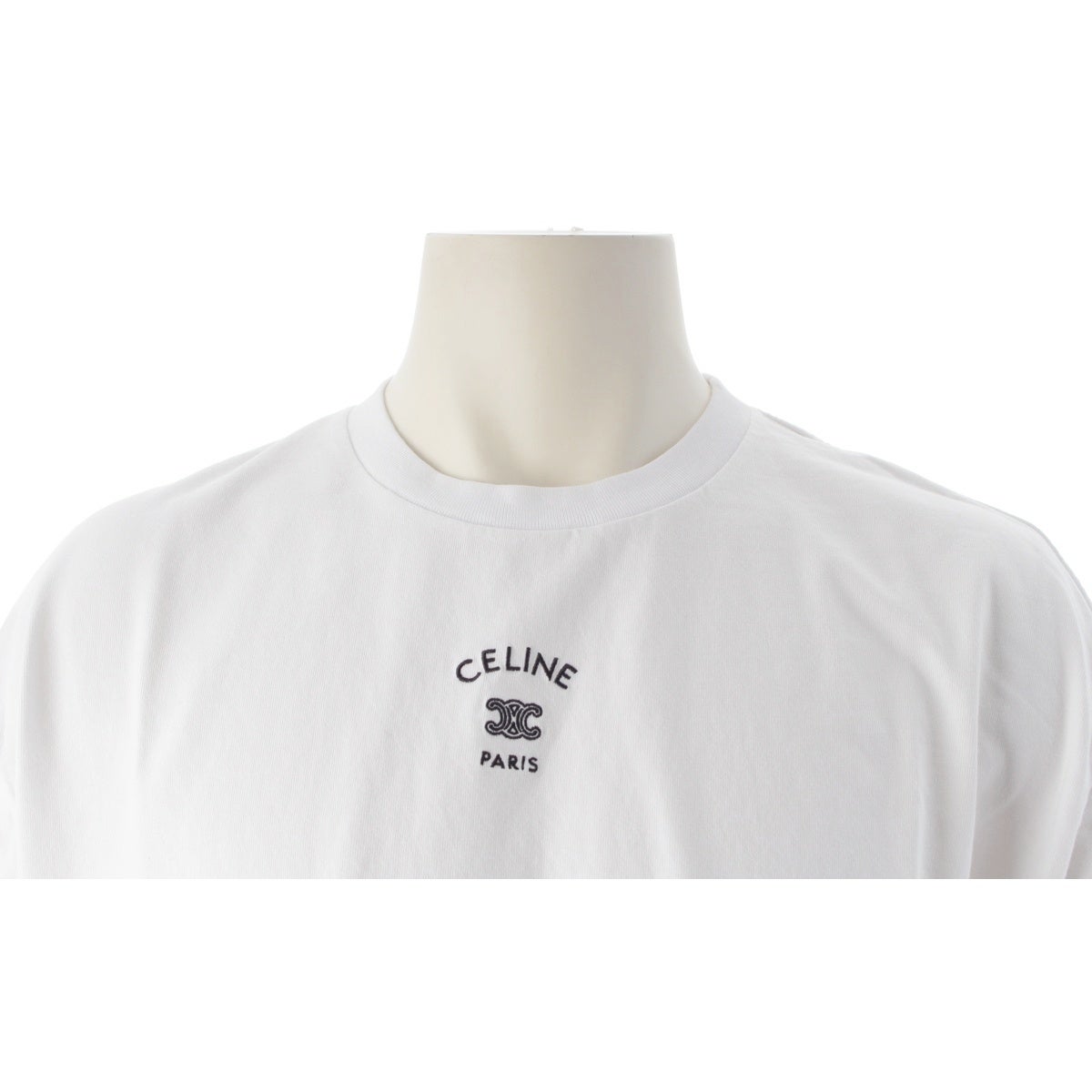 セリーヌ コットン ロゴ 半袖 Tシャツ カットソー トップス RX0LA1242