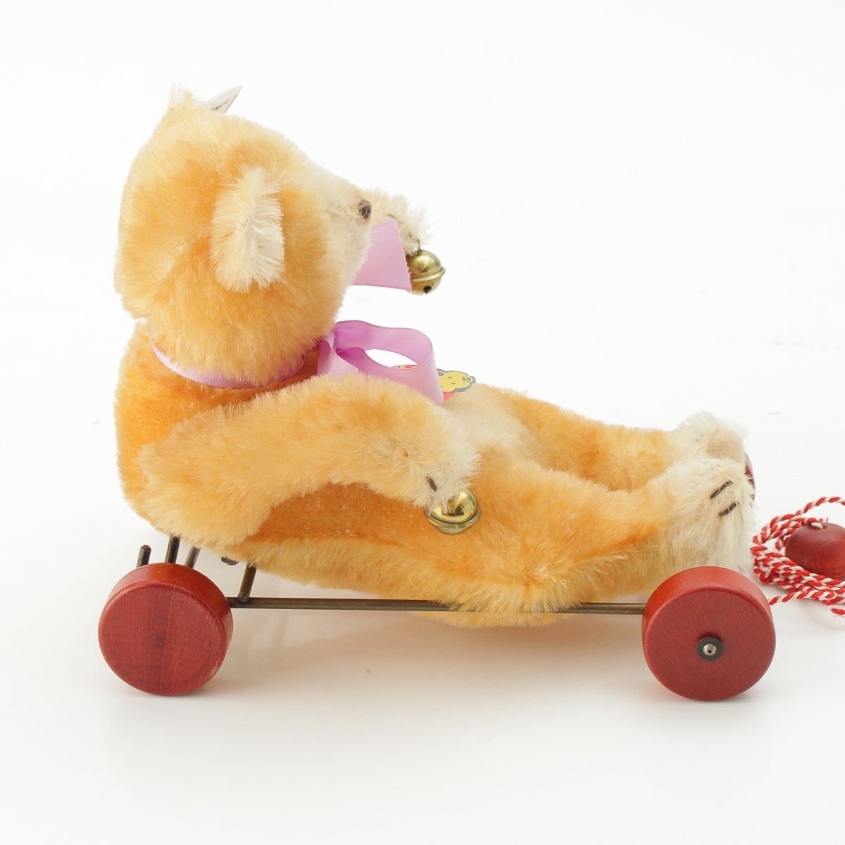 シュタイフ 1939復刻 ミュージアムコレクション Baby Bear With Wagon