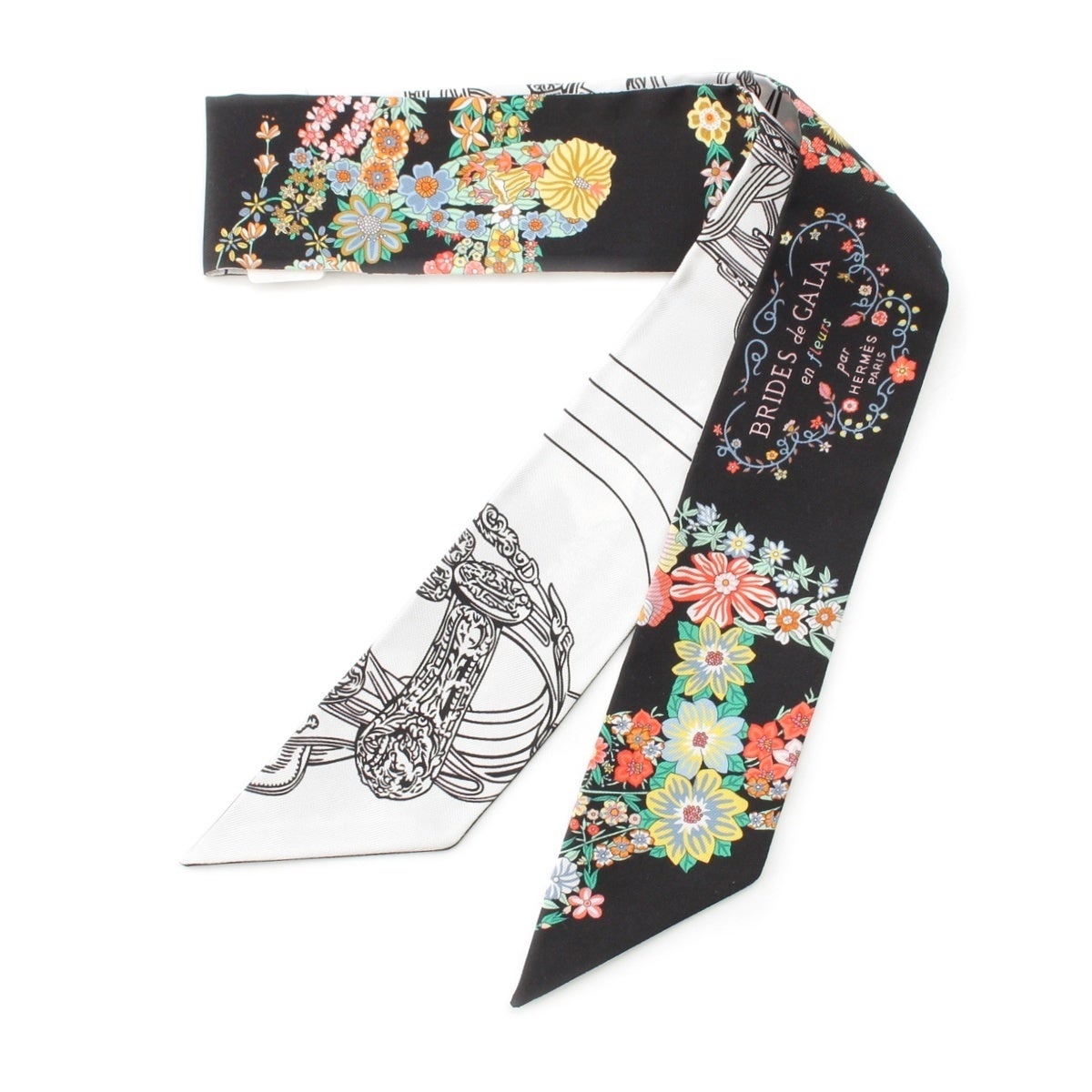 エルメス ツイリー BRIDES DE GALA EN FLEURS ブリッド・ドゥ・ガラ